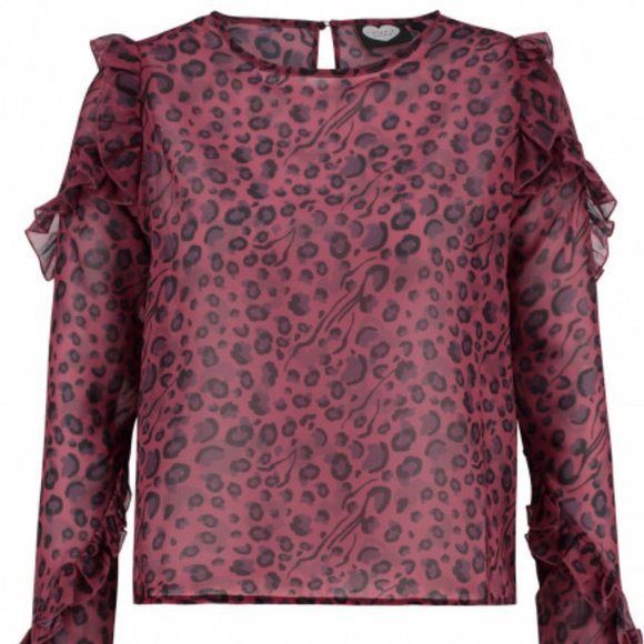 CATWALK JUNKIE WILD BERRY BLOUSE - Picture 7 of 16